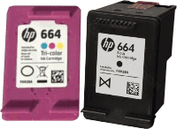 Recarga de Cartuchos HP 664 preto /HP 664 color